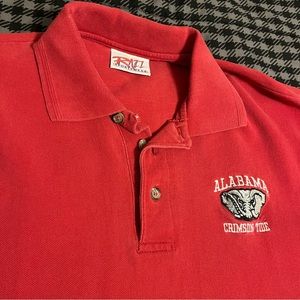 Vintage Throwback Alabama Crimson Tide Polo